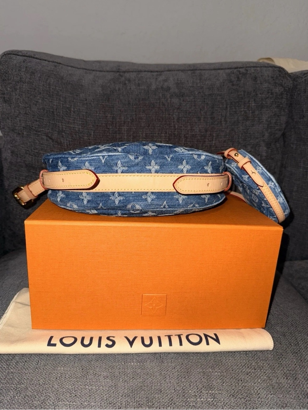 Louis Vuitton Denim Croissant Bag - Picture 8 of 8